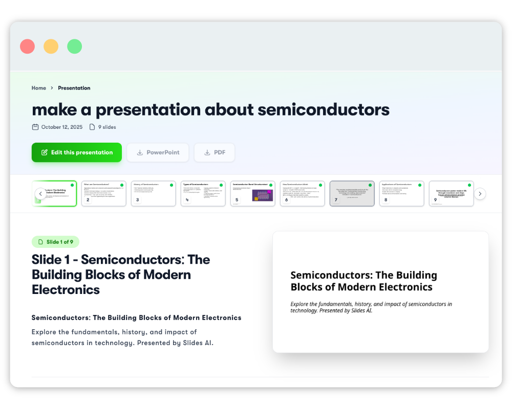 Download and present